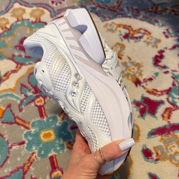 SAUCONY GRID NXT White Iridescent Mesh Sneakers - Picture 6 of 6